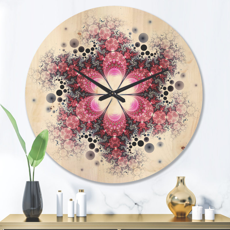 Horloge murale violette, Grand