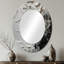Décor de miroir mural blanc et noir Tranquility Unleashed IV - Blanc-1288072477