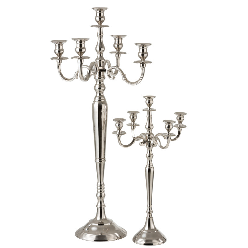 Menaje Aluminum Tabletop Candelabra