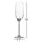 Diva 7 oz. Crystal Flute