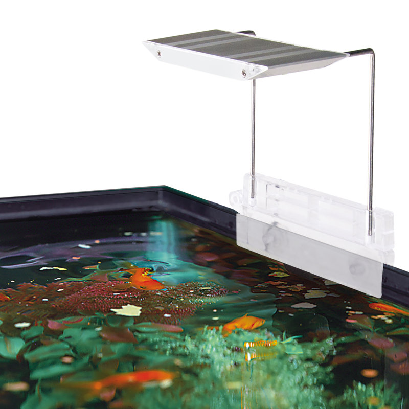 Compact Multicolor LED Clip-On Light for Aquariums