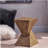 TESS Modern Side Table – Stylish End Table Compatible with Living Room, Bedroom, or Office,Versatile Home Furniture,Natural Color-858323235