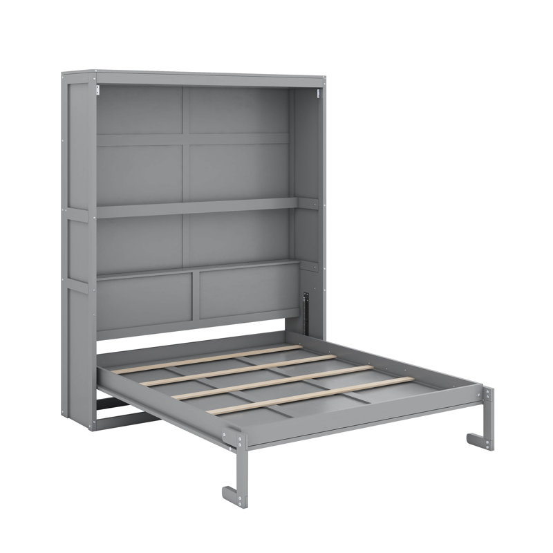 Queen Murphy Bed With Shelves