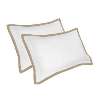 400TC Cotton Edge Border Embroidery Pillow Sham