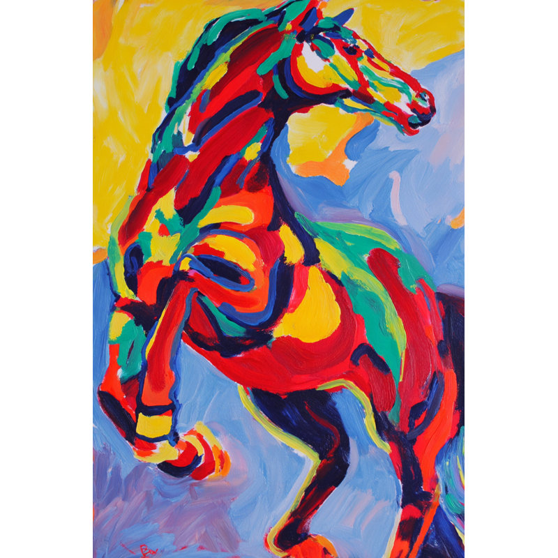 Coucher de soleil coucher de soleil sur toile tendue, L 36 po x H 48 po x P 1,5 po