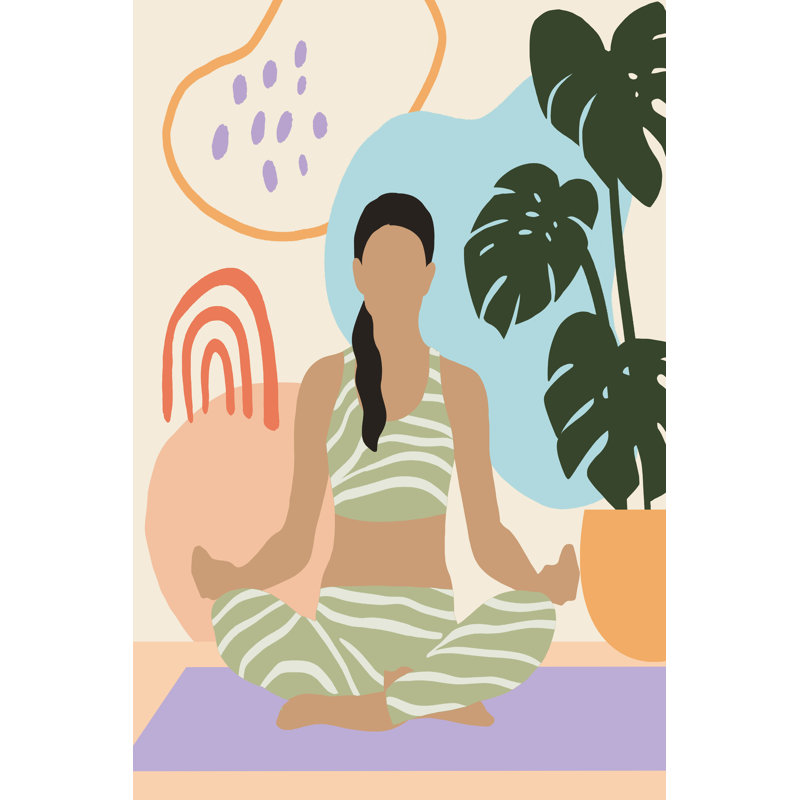 Bright Energy I by Annie Warren - Wrapped Canvas Print, 46cm H x 30cm W x 3.8cm D