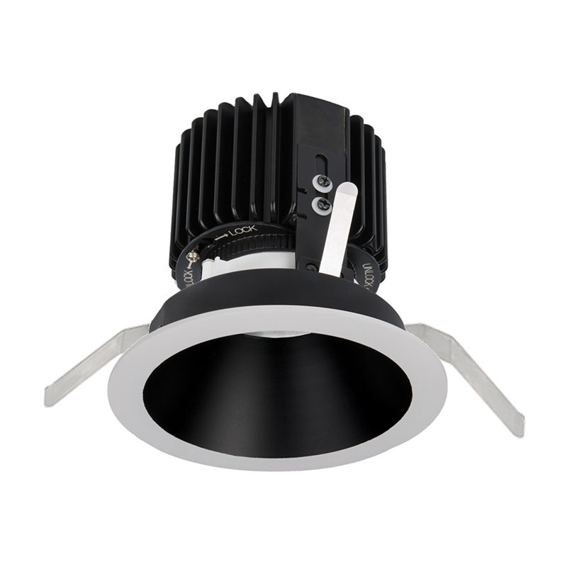 Ensemble d’éclairage del encastré 5,75" remodeling Volta, Noir / Blanc