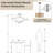 Mance 3 Light Drum Semi Flush Mount