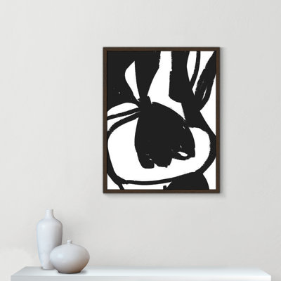 «Line Dessin Collection», Tulipe suspendue sur papier par Leah Straatsma