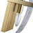 Aenon 2-Light Wall Sconce in Brushed Champagne Bronze with Hammered Water Glass-1287927134