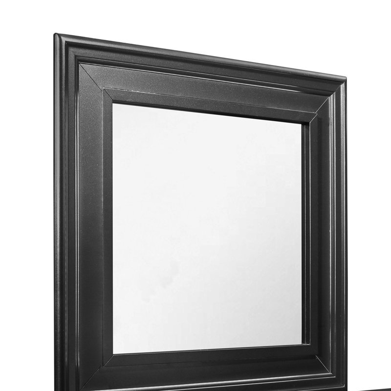 CROCODILE METALLIC GREY MIRROR