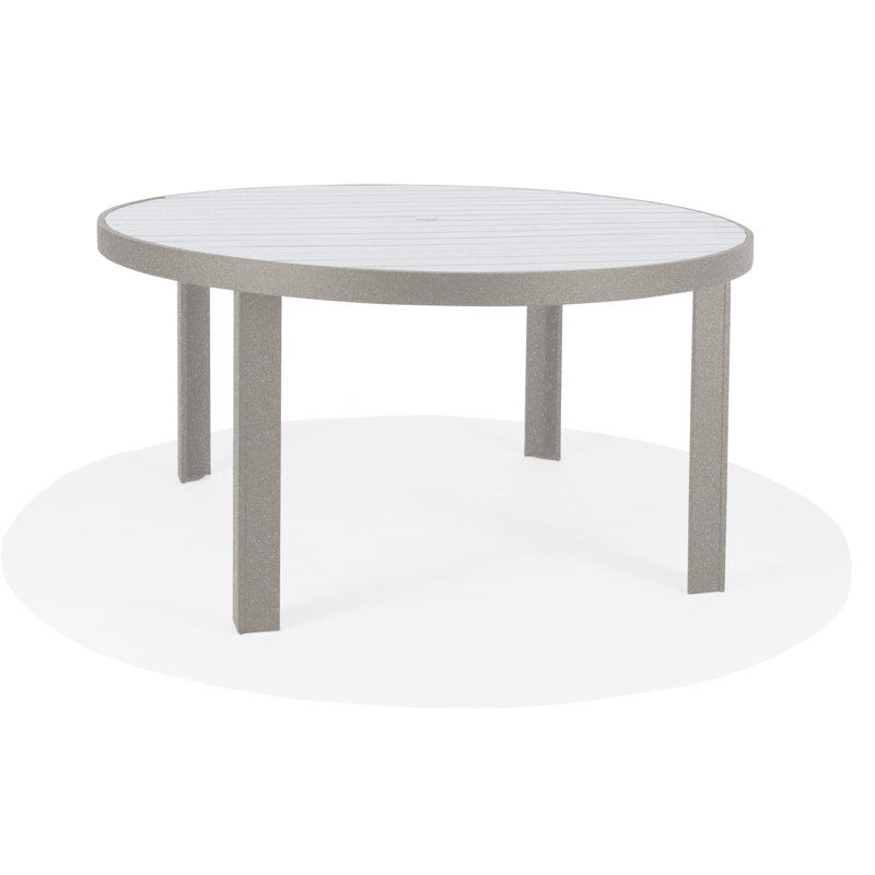 Hamilton 54" Round Dining Table w/hole (HDPE), 29.25" H x 53.5" W x 53.5" D