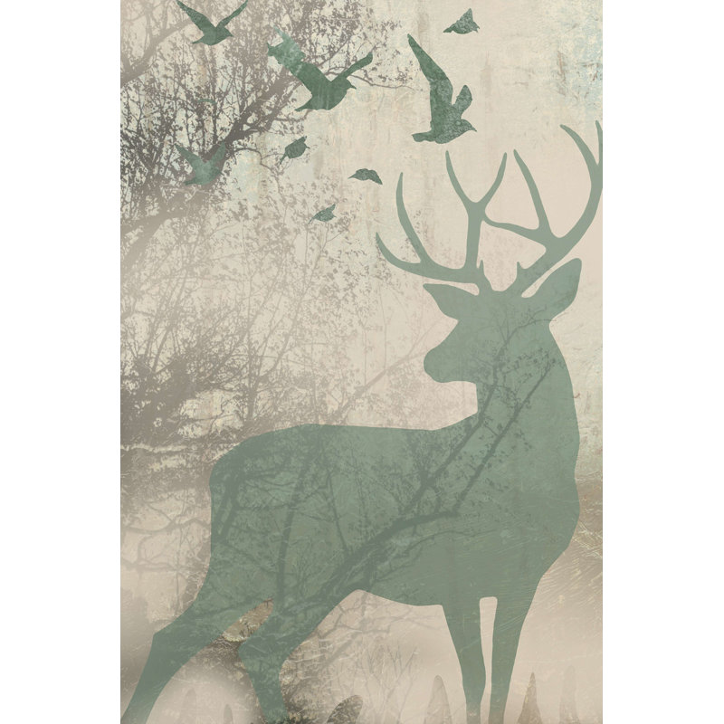 Deer Solace I, H 12 po x l 8 po