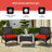 Patiojoy 2 - Person Patio Conversation Set with Cushions-80490899