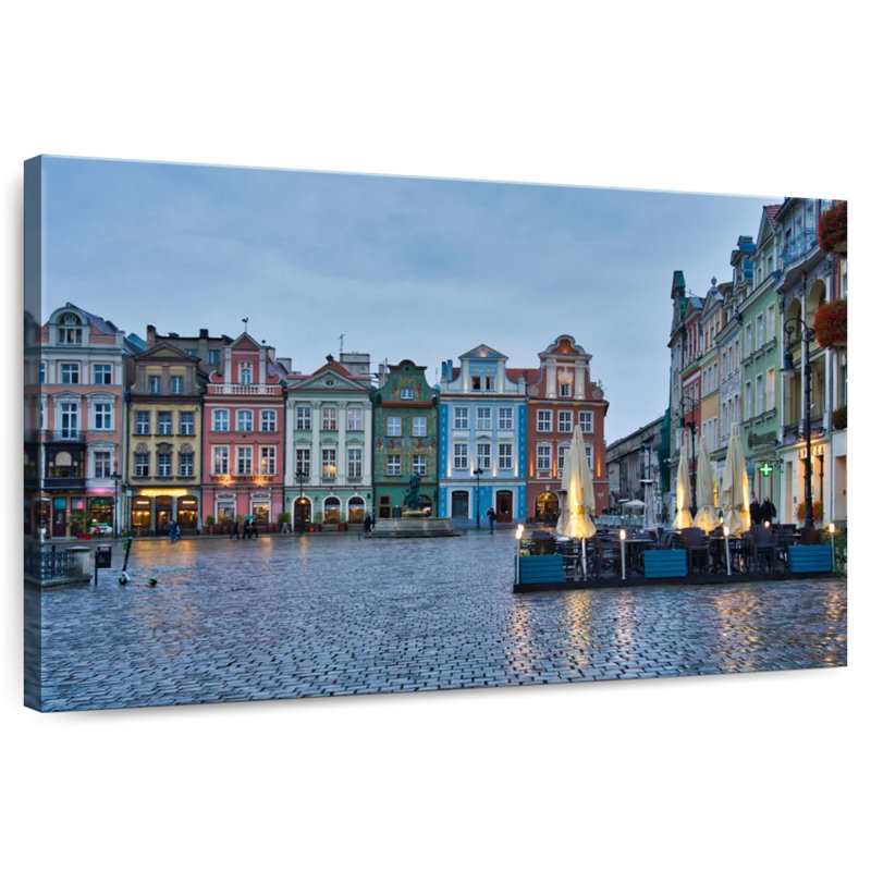 Ravi Old Market In Poznan, 32" H x 48" W