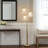 63-inch tall metal floor lamp, brass finish, crystal chandelier design
