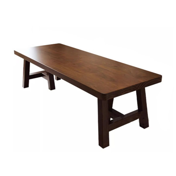 Loon Peak® Irum Solid Wood Dining Table | Wayfair Irum Solid Wood Dining Table
