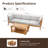 Solid Wood Patio Conversation Modular Sofa Set