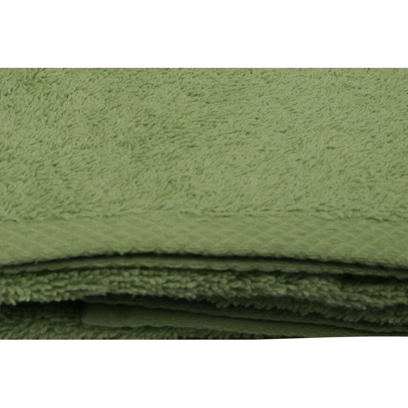 Essuie-mains de qualité supérieure, 100% coton, 19,7 po x 35,4 po | 500 g / m² pour une absorbance supérieure | Lavable à la machine à 104 ° F | Couleur verte élégante | Parfait pour la maison, le spa et la salle de sport, doux et durable