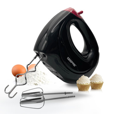 Geepas 150W Hand Mixer - Electric Whisk, Handheld Food Collection Cake Mixer