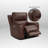 42" W Zero Gravity Triple-power System Genuine Leather Loveseat With Adjustable Headrest And Usb & Type-c Charging-30325635
