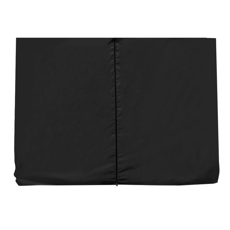 Ahlona Dakota Fields Fabric Side Wall with Zipper for Pop-up Gazebo, 181 cm H x 300 cm W x 0.5 cm D, Black