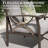Set Of 2  All-Weather Metal Armchairs With Cushions-706766385-706766387