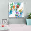 «Epic Graffiti» «Flower Power I» par Mike Schick, art mural sur toile giclée, 12 po x 12 po
