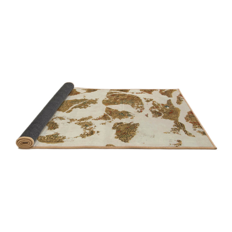 Tapis abstrait moderne 1152, Rond 5 pi