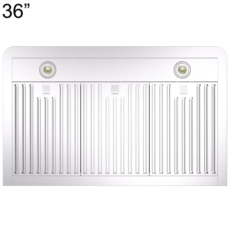 Hotte sous un meuble à conduit avec aération 363 avec lumière incluse Windster