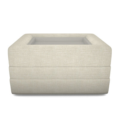 Boyden Ottoman with Wood Tray