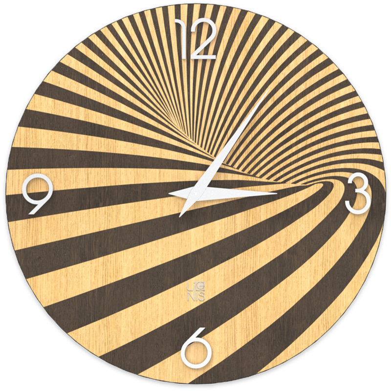 Dolcevita Wall Clock, Brown/Yellow