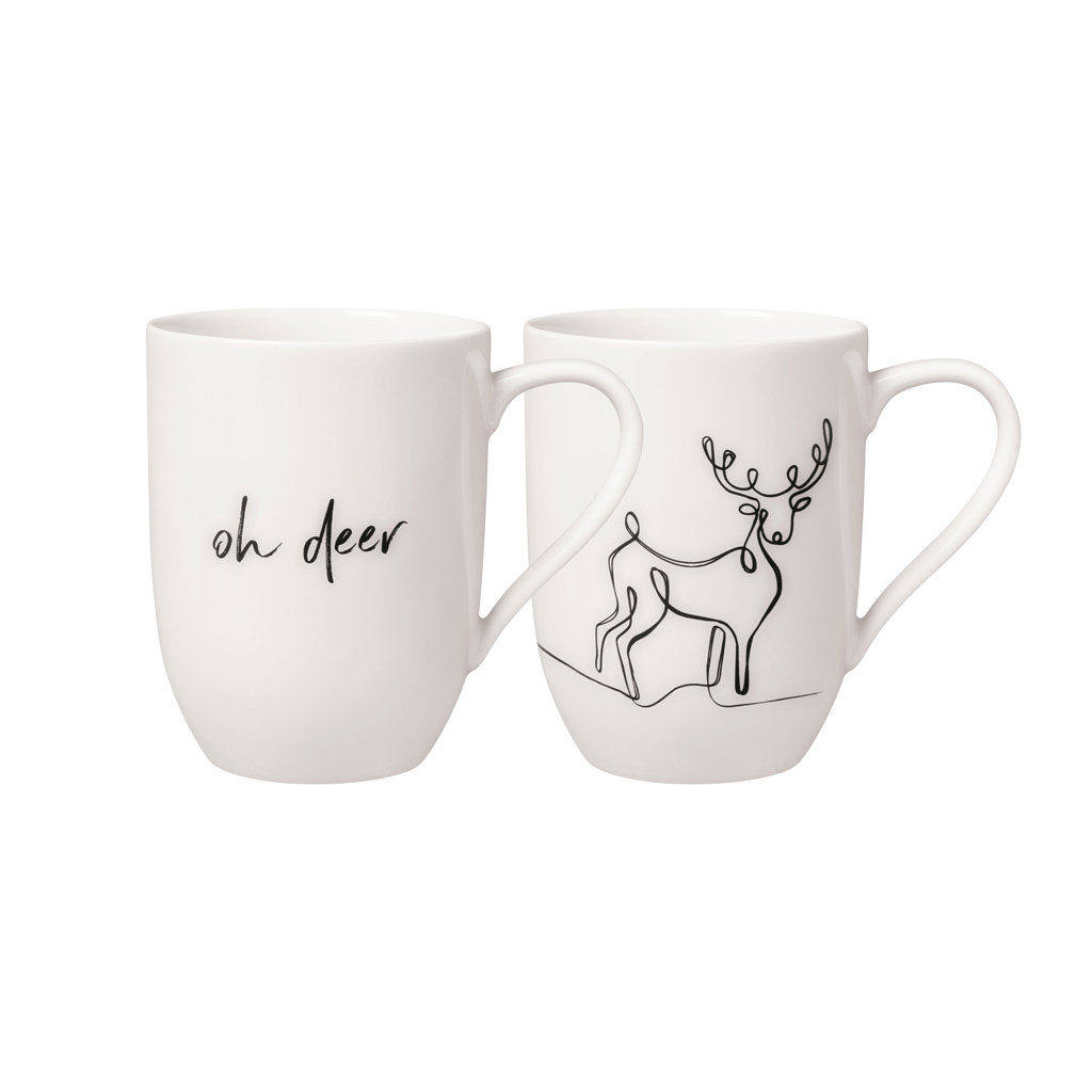 Statement Becher Xmas Set Rentier 2tlg.