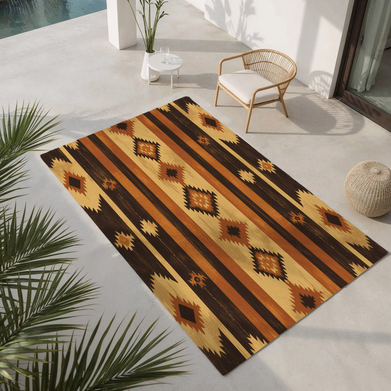 Tapis intérieur et extérieur Western Winds, Rectangle 1 pi 6 po x 2 pi 6 po