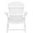 Outdoor Wood Chair, White, Foldable, With Construction Folding For A Relaxing Experience-113847041
