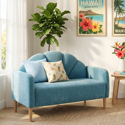 Billijo Solid and Manufactured Wood Standard Loveseat