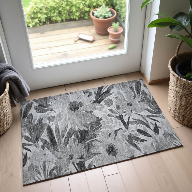 Premium Machine Washable Elize AMF1481 Floral Rug