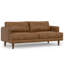 Canapé Mid-Century moderne en cuir véritable Livingston-1434067782-1434067780