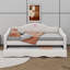 Lit de jour simple rembourré avec lit gigogne escamotable en forme de vague-224589452