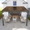Pergola d'extérieur 11 pi x 10 pi, pavillon mural à toit rigide adossé