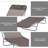 Folding Chaise Lounge Chair, Pool Sun Tanning Chair, Outdoor Lounge Chair With 5-Position Reclining Back-1990204381-1990204378