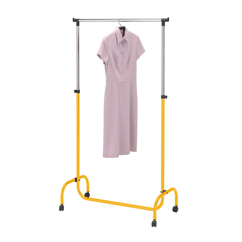 Support à vêtements standard Sevannah, Chrome/Yellow
