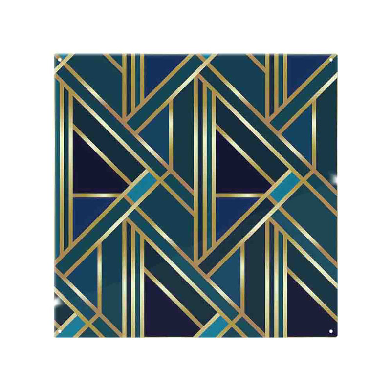 Geometric Pattern Splash Back, 70cm L x 50cm W