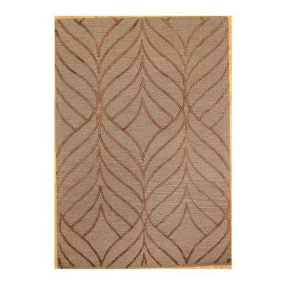 Hand Knotted Cotton Floral Rug