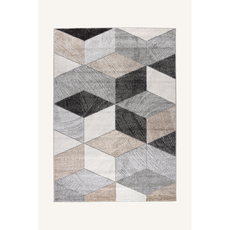 Clap Back Geometric Area Rug, Rectangle 160 x 230cm