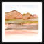 «Desertscape IV» par Chris Paschke - peinture encadrée-2026668728-2026668614