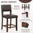 Counter Stool with Solid Wood Frame-91904563