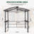 8 pi L 5 pi. D Pavillon de jardin en polycarbonate