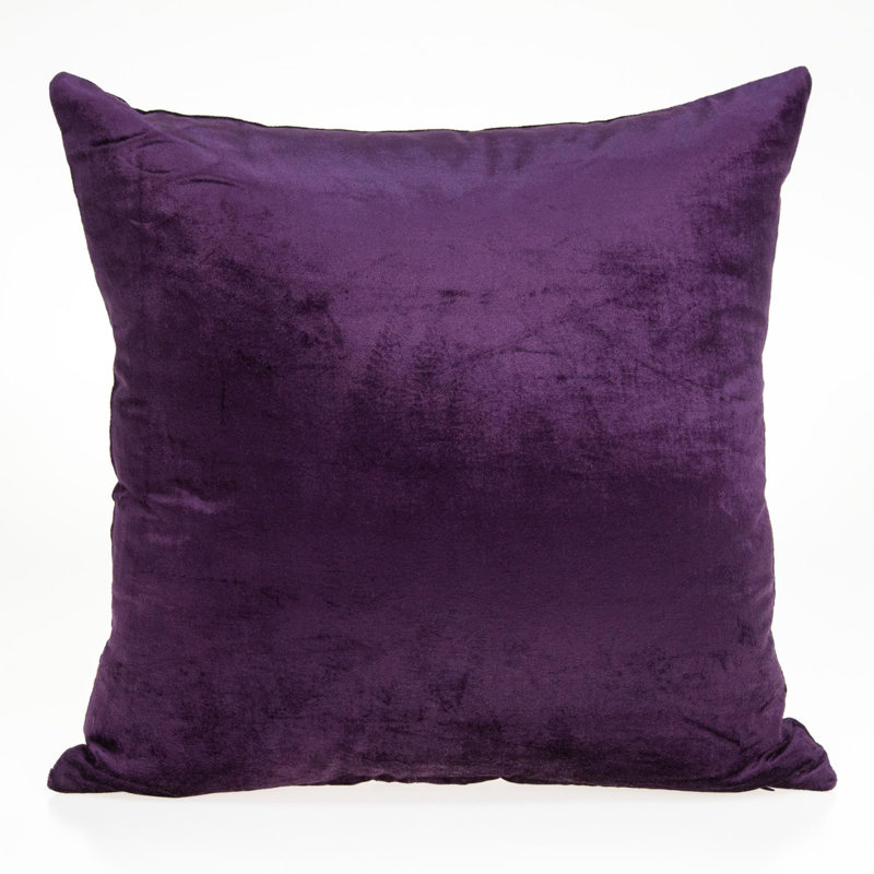 Housse et insert de coussin Topaz, Polyester / Bourre en polyester, Mauve, 20 po x 20 po