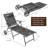 Kostanty Outdoor Metal Chaise Lounge